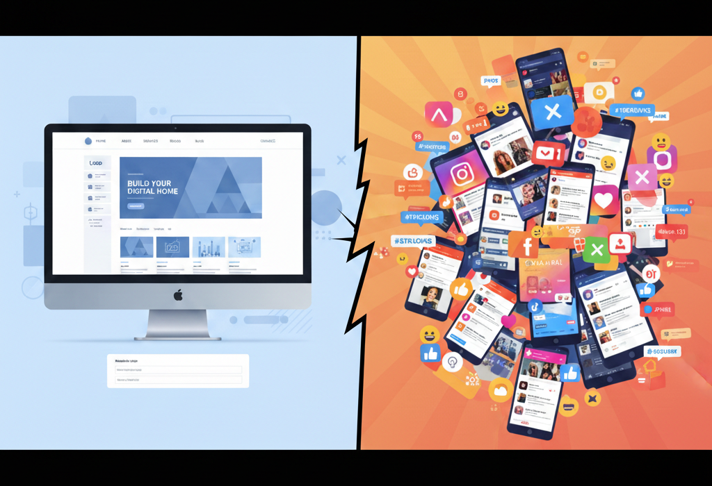 موقع ام صفحة سوشيال ميديا