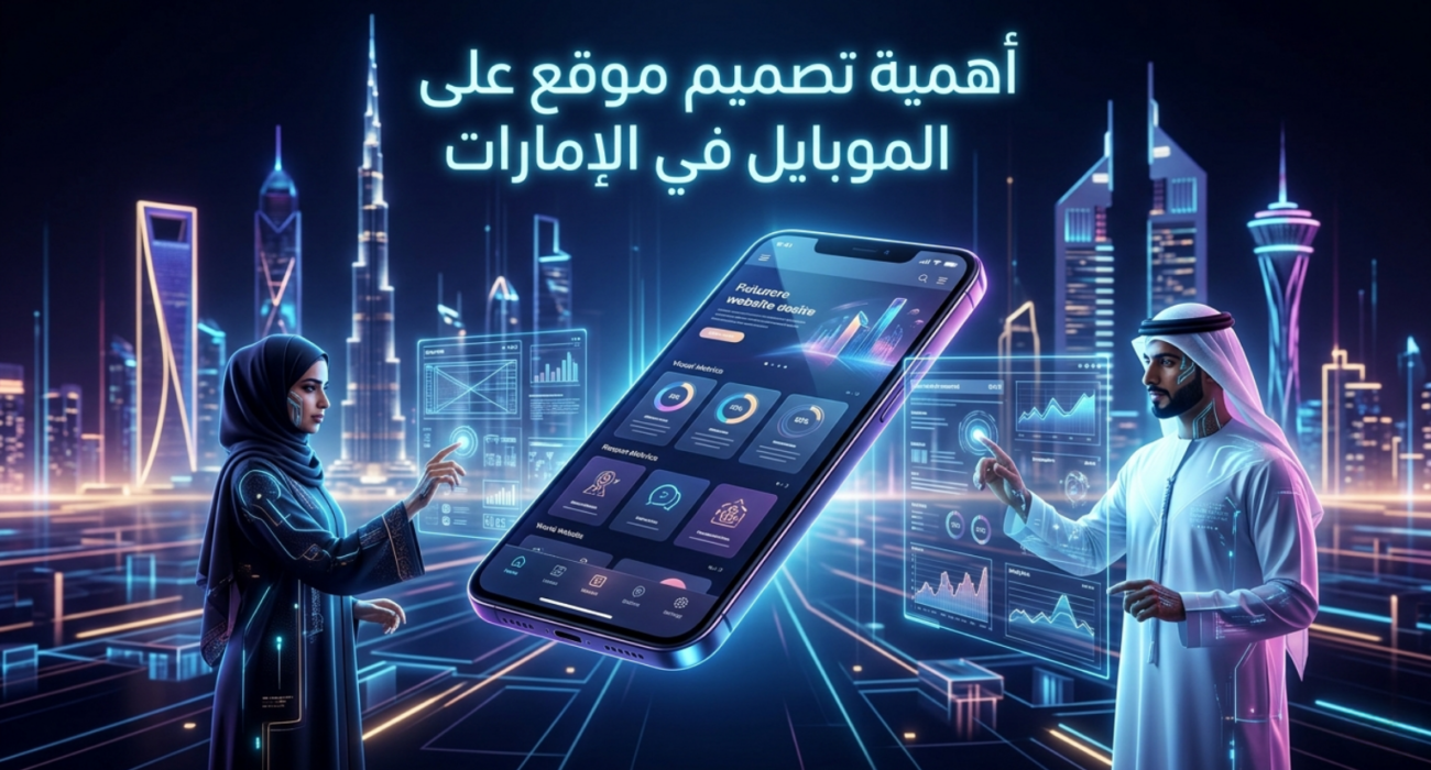تصميم موقع على الموبايل في الإمارات-ميتاريكسيس